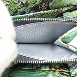 美品 エルメス アザップ シルクイン コンパクト ヴォーエプソン ブルーブリュム シルバー金具 Z刻印(2021年製) コインケース 財布 青 0340【中古】HERMES