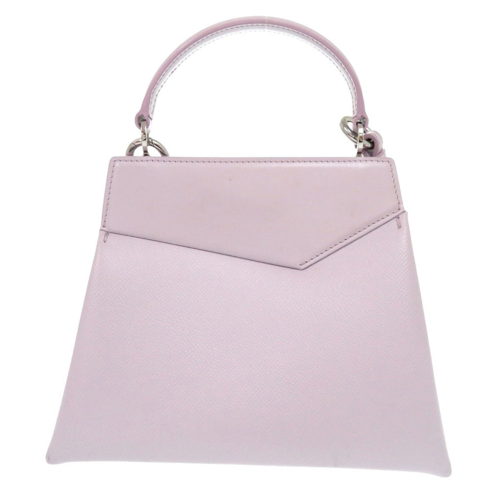 美品 メゾン マルジェラ スナッチト スモール レザー パープル S56WG0168 P4745 T5166 2wayハンドバッグ 紫 0360【中古】Maison Margiela