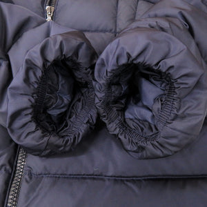 モンクレール CHARPAL GIUBBOTTO シャーパル フード付きダウンジャケット G29541C50210 54155 サイズ14 ネイビー 0363【中古】MONCLER