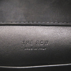 新品同様 ザ ロウ レオ ミニ スエード ブラック ショルダーバッグ 黒 0371【中古】THE ROW