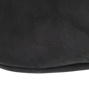 新品同様 ザ ロウ レオ ミニ スエード ブラック ショルダーバッグ 黒 0371【中古】THE ROW