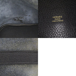 エルメス ピコタンロック エクラ GM トリヨンクレマンス ブルーニュイ オレンジポピー ゴールド金具 T刻印(2015年製) ハンドバッグ 紺 0374 【中古】 HERMES