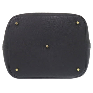 エルメス ピコタンロック エクラ GM トリヨンクレマンス ブルーニュイ オレンジポピー ゴールド金具 T刻印(2015年製) ハンドバッグ 紺 0374 【中古】 HERMES