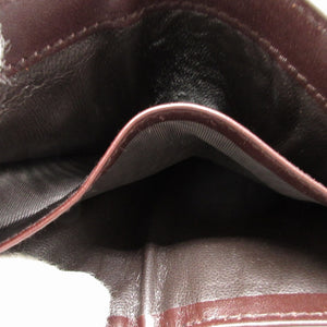 新品同様 グッチ グッチシマ 146223 レザー ブラウン 茶 2つ折り財布 財布 0400【中古】GUCCI