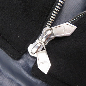 未使用 エルメス カシミヤ ダウンベスト カシミヤ/ナイロン ブラック サイズ46 黒 0429【中古】HERMES メンズ