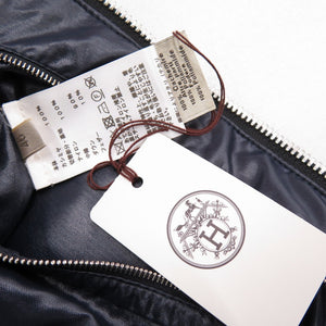 未使用 エルメス カシミヤ ダウンベスト カシミヤ/ナイロン ブラック サイズ46 黒 0429【中古】HERMES メンズ