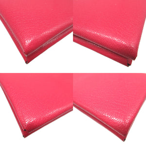 美品 エルメス カルヴィデュオ シェーブル B刻印(2023年製) ローズエクストリーム カード コインケース 0437【中古】HERMES