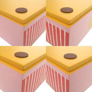 未使用品 エルメス ラッカー ジョーヌシトロン ティッシュボックス 0440【中古】HERMES