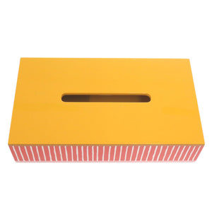 未使用品 エルメス ラッカー ジョーヌシトロン ティッシュボックス 0440【中古】HERMES