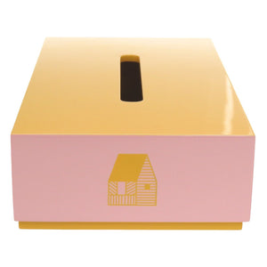 未使用品 エルメス ラッカー ジョーヌシトロン ティッシュボックス 0440【中古】HERMES