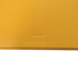 未使用品 エルメス ラッカー ジョーヌシトロン ティッシュボックス 0440【中古】HERMES
