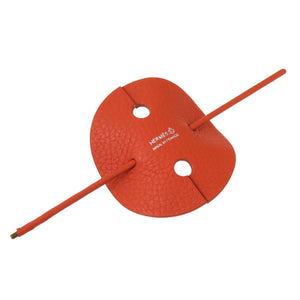 新品同様 エルメス ランプシェード トリヨンクレマンス ホワイト オレンジ その他雑貨 0443【中古】HERMES