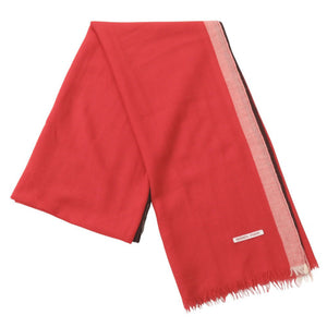 美品 エルメス カシミヤ レッド ストール 赤 0454【中古】HERMES