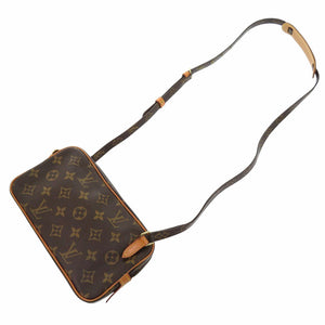 美品 ルイ ヴィトン マルリーバンドリエール  モノグラム M51828 ショルダーバッグ ブラウン LV 0457【中古】LOUIS VUITTON