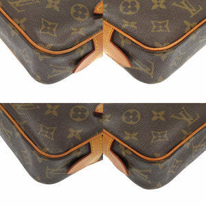 美品 ルイ ヴィトン マルリーバンドリエール  モノグラム M51828 ショルダーバッグ ブラウン LV 0457【中古】LOUIS VUITTON