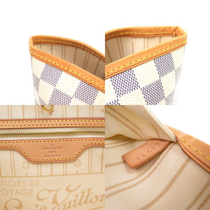 美品 ルイ ヴィトン ネヴァーフルGM ダミエアズール N51108 トートバッグ LV 0461  【中古】 LOUIS VUITTON