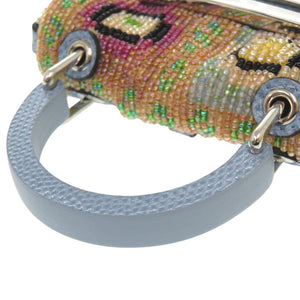 新品同様 フェンディ ナノバゲット ビーズ マルチカラー ショルダーバッグ 0481【中古】FENDI