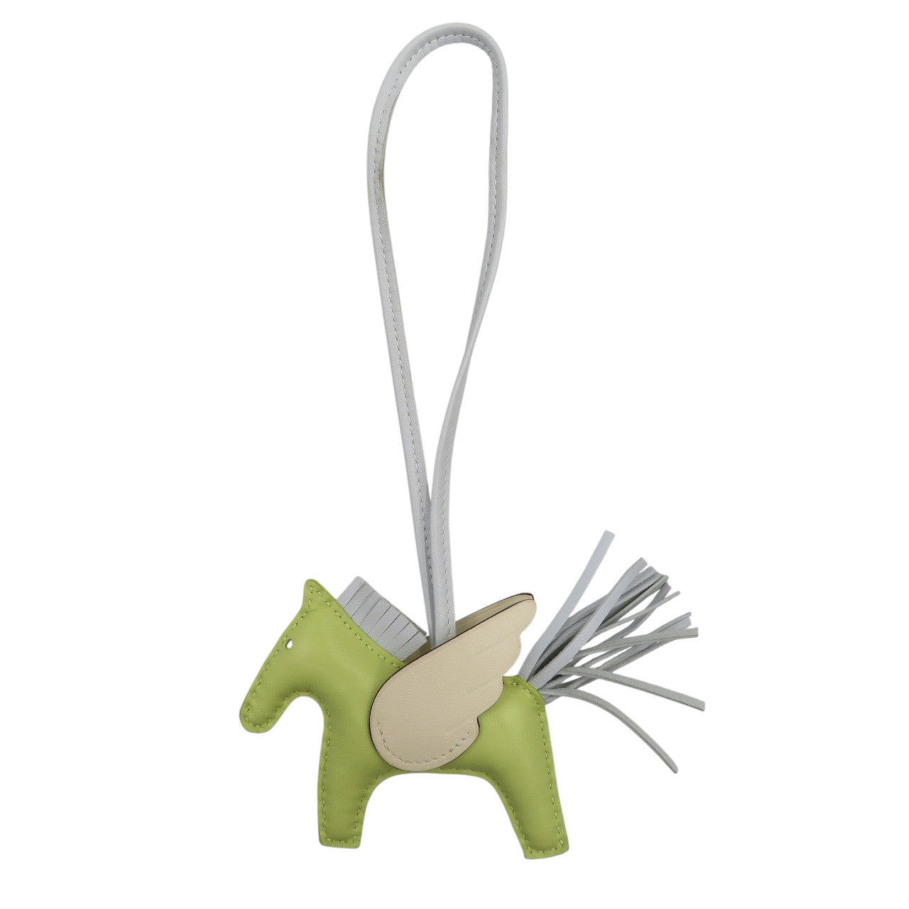 美品 エルメス ロデオPM ペガサス アニョーミロ ヴォースイフト ジョーヌブルジョン ブルーブリュム ナタ Z刻印 バッグチャーム 0483【中古】HERMES