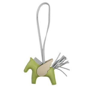 美品 エルメス ロデオPM ペガサス アニョーミロ ヴォースイフト ジョーヌブルジョン ブルーブリュム ナタ Z刻印 バッグチャーム 0483【中古】HERMES