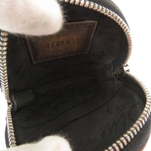 ベルルッティ カリグラフィ E0231 レザー ブラウン コインケース 0485【中古】BERLUTI メンズ