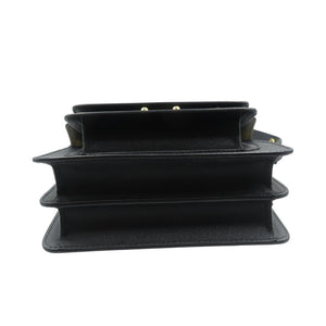 美品 マルニ TRUNK MINI SBMPS01NO1 レザー ゴールド金具 ブラック 黒 ショルダーバッグ 0495【中古】MARNI