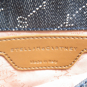 新品同様 ステラマッカートニー ファラベラ 371223 W8468 デニム コットン ポリウレタン シルバー金具 グレー チェーン ショルダーバッグ 0503【中古】STELLA McCARTNEY