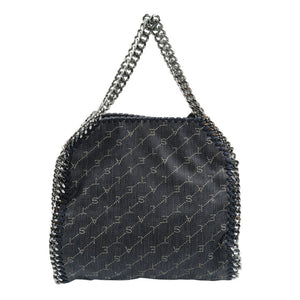 新品同様 ステラマッカートニー ファラベラ 371223 W8468 デニム コットン ポリウレタン シルバー金具 グレー チェーン ショルダーバッグ 0503【中古】STELLA McCARTNEY