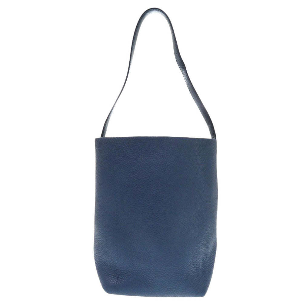 美品 ザ ロウ パークトート ミディアム W1313L129 レザー ブルー トートバッグ 青 0506【中古】THE ROW