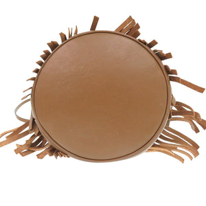 美品 ジェイアンドエムデヴィッドソン カーニバル レザー ブラウン ショルダーバッグ 茶 0520【中古】J&M Davidson