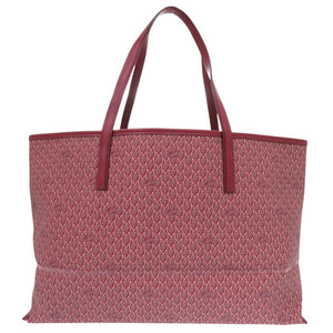 美品 モラビト オートグラフ GM PVC レザー レッド トートバッグ 赤 0531【中古】MORABITO