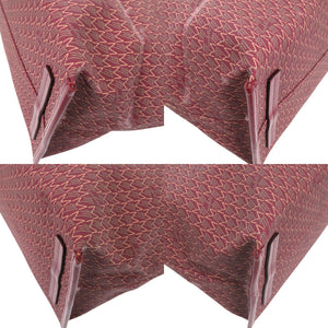 美品 モラビト オートグラフ GM PVC レザー レッド トートバッグ 赤 0531【中古】MORABITO