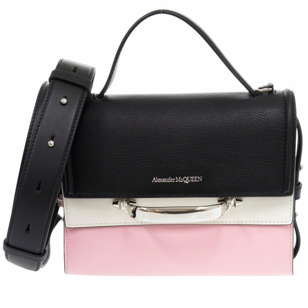 新品同様 アレキサンダーマックイーン ザ ストーリー レザー マルチカラー 3WAY ショルダーバッグ 0553【中古】Alexander McQueen
