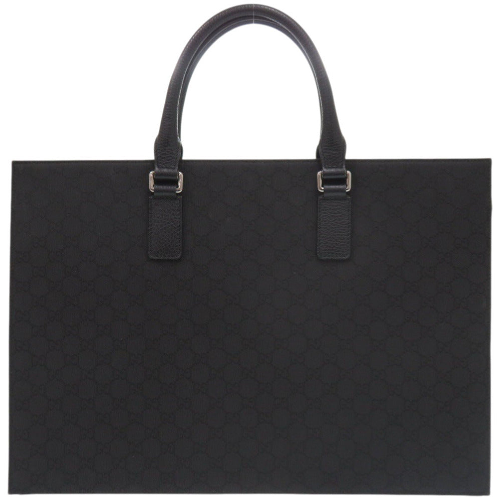 グッチ 190630 GGナイロン ブラック ビジネスバッグ 黒 0558【中古】GUCCI