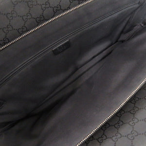 グッチ 190630 GGナイロン ブラック ビジネスバッグ 黒 0558【中古】GUCCI