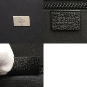 グッチ 190630 GGナイロン ブラック ビジネスバッグ 黒 0558【中古】GUCCI
