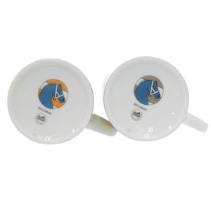 未使用 エルメス COFFRET 2 MUGS ROCABAR ロカバール 限定コレクション 051332P 陶器 マルチカラー ペアマグカップ 0564【中古】HERMES