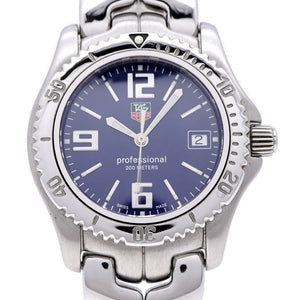 美品 タグホイヤー プロフェッショナル 200m WT1213 クオーツ 腕時計 SS ネイビー 0584【中古】TAG HEUER ボーイズ