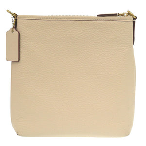 美品 コーチ ディズニーコラボ ミニー CH473 レザー ベージュ ショルダーバッグ 0592【中古】COACH