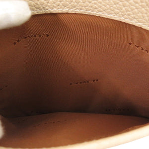 美品 コーチ ディズニーコラボ ミニー CH473 レザー ベージュ ショルダーバッグ 0592【中古】COACH