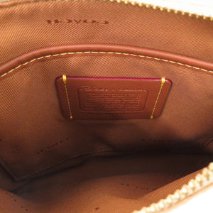 美品 コーチ ディズニーコラボ ミニー CH473 レザー ベージュ ショルダーバッグ 0592【中古】COACH