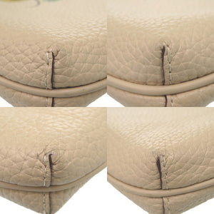 美品 コーチ ディズニーコラボ ミニー CH473 レザー ベージュ ショルダーバッグ 0592【中古】COACH