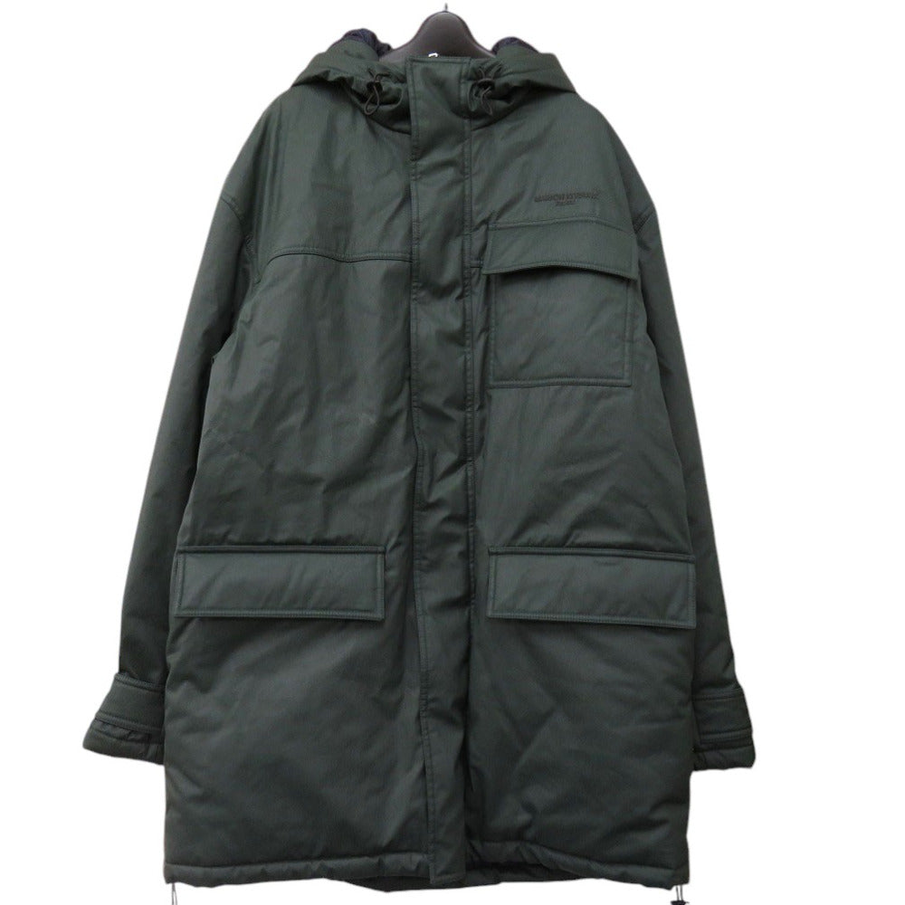 未使用品 メゾンキツネ フード付 コート モッズコート ジャケット HU02280WE0003 P390 HU02280WE0003 P390 ナイロン ダークグリーン 0599【中古】MAISON KITSUNE