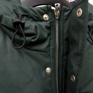 未使用品 メゾンキツネ フード付 コート モッズコート ジャケット HU02280WE0003 P390 HU02280WE0003 P390 ナイロン ダークグリーン 0599【中古】MAISON KITSUNE