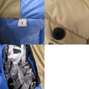 モンクレール GRASMOOR ジップアップ フード付き ダウンジャケット ベージュ サイズ1 2209R4130505 54710 ダウンジャケット 0606【中古】MONCLER