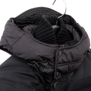 モンクレール REPUBLIQUE GIUBBOTTO リパブリック ダウンジャケット サイズ1 ウール ブラック 0607【中古】MONCLER
