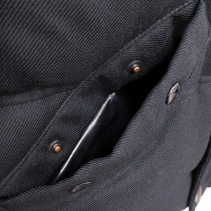 モンクレール REPUBLIQUE GIUBBOTTO リパブリック ダウンジャケット サイズ1 ウール ブラック 0607【中古】MONCLER