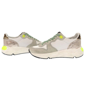 未使用品 ゴールデングース ランニングソール 星 ヒョウ柄 G36WS963 L8 サイズ36 レザー マルチカラー スニーカー 0608【中古】GOLDEN GOOSE