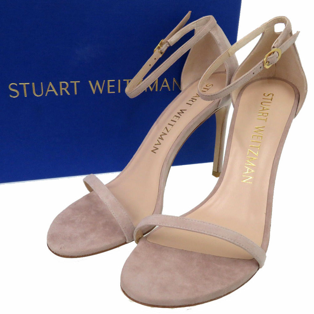 未使用品 スチュアートワイツマン NUDISTSONG DOLCE ストラップサンダル スウェード DOLCE SUEDE 0610【中古】STUART WEITZMAN