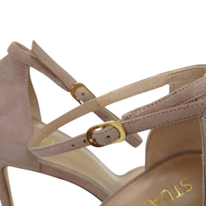 未使用品 スチュアートワイツマン NUDISTSONG DOLCE ストラップサンダル スウェード DOLCE SUEDE 0610【中古】STUART WEITZMAN