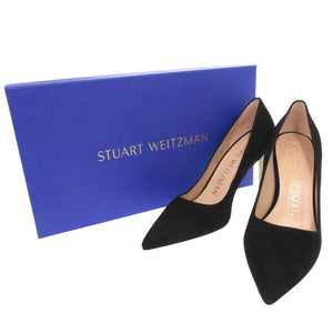 未使用品 スチュアートワイツマン スエード サイズ35 ブラック パンプス 0613【中古】STUART WEITZMAN